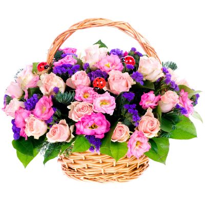 Красивая композиция из цветов «Цветочное сияние»